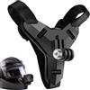 Bamyli Supporto per casco moto Chin Mount con 1 vite per GoPro Hero 13/12/11/10/9/8/7/6/5/4/3, per Osmo Action, Session, SJCAM, AKASO, Campark, Polaroid, YI Action Cam(nero)