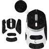 toergy 1 set di nastro antiscivolo per Logitech G309, resistente al sudore, facile da usare, design autoadesivo, kit di aggiornamento professionale per mouse, motivo fiocco di neve nero