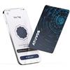 ATUVOS Air Tag Card Pro per Android & iOS, Dual System Ricaricabile Wallet Tracker Funziona con Google Funzioni Trova o Apple Dov'è APP, Smart Localizzatore per Portafoglio, Borse, Thin 1.6mm 1 Pezzo
