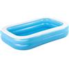 BESTWAY PISCINA FAMILY RETTANGOLARE A 2 ANELLI 262X175X51 CM