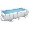 BESTWAY PISCINA POWER STEEL FRAME RETTANGOLARE CM. 404X201X100