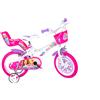 Barbie BICICLETTA BARBIE 14". DISCO RUOTA, STABILIZZATORI, PORTA BAMBOLA E CESTINO ANTERIORE - adatta dai 5 ai 7 anni