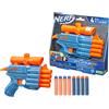 Nerf elite 2.0, blaster prospect qs-4, 8 dardi originali nerf elite, blaster a 4 dardi, mirino telescopico fisso