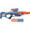 Nerf elite 2.0 - eaglepoint rd-8, blaster con tamburo da 8 dardi, mirino e canna staccabili