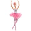 Barbie - barbie dreamtopia luci scintillanti, ballerina magico tutu, bambola dai capelli biondi, con luci, coroncina e tutù rosa, giocattolo per bambini, 3+ anni, hlc25