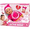 LOVE BEBÈ Bambola primi dentini 46 cm con corpo morbido e prime parole - love bebè