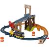 THOMAS & FRIENDS Il Trenino Thomas - Pista Cantiere di Diesel, set a tema cantiere con pista e 2 veicoli motorizzati