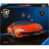 RAVENSBURGER, RAVENSBURGER 3D PUZZLE Ravensburger - 3d puzzle lamborghini huracán evo arancione, 108 pezzi, 8+ anni