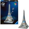 RAVENSBURGER 3D PUZZLE Ravensburger - puzzle 3d iconics: tour eiffel - con luce