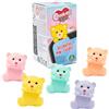 Coccolotti pin-up mini orsetti adesivi | 6 colori casuali da attaccare su cellulare, pc, tablet - assortito
