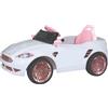 SUN&SPORT Macchina Elettrica 6V per Bambini - Auto con Batteria al Litio, Telecomando e Effetti Luminosi e Sonori, Rosa