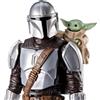 Star Wars Hasbro star wars - il mandaloriano e grogu - action figure da 28 cm con effetti sonori, giocattoli interattivi per bambini e bambine dai 4 anni in su