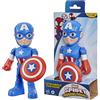 SPIDEY Hasbro marvel captain america: steve rogers - action figure con accessorio, da 22,5 cm