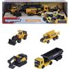 Majorette set volvo construction cm 7,5, modelli assortiti
