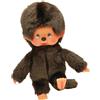 Monchhichi bandai peluche original girl 20 cm, giocattolo morbido per bambini 2+