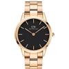 Daniel Wellington Iconic - Orologio in acciaio inossidabile rosa oro (316L)