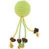CAPASTEC Palline Per Gatti 1 Pz Per Pulizia Denti Interno | Materiale: Corda Di Cotone. Dimensioni: 15x5cm. Funzioni: Massaggio Gengive, Facile Da Pulire, Stimolazione Mentale.