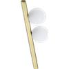 Ideal Lux BINOMIO LAMPADARIO A SOFFITTO 2 LUCI ATTACCO G9 OTTONE