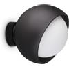 Ideal Lux BLOOM APPLIQUE A PARETE 1 LUCE ATTACCO E27 LAMPADINA INCLUSA NERO