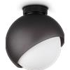 Ideal Lux BLOOM LAMPADA DA SOFFITTO 1 LUCE ATTACCO E27 NERO 22CM