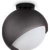 Ideal Lux BLOOM LAMPADA DA SOFFITTO 1 LUCE ATTACCO E27 NERO 30CM