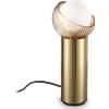 Ideal Lux BLOOM LAMPADA DA TAVOLO 1 LUCE ATTACCO G9 LAMPADINA INCLUSA COLORE OTTONE H.27CM