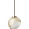 Ideal Lux BLOOM LAMPADARIO A SOSPENSIONE 1 LUCE ATTACCO E27 LAMPADINA INCLUSA L.22CM OTTONE
