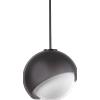 Ideal Lux BLOOM LAMPADARIO A SOSPENSIONE 1 LUCE ATTACCO E27 LAMPADINA INCLUSA L.30CM NERO