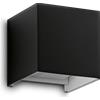 Ideal Lux ATOM APPLIQUE DA ESTERNO 12 W On-Off 1100 lm 4000 K NERO IP54 DOPPIA EMISSIONE
