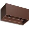 Ideal Lux ATOM APPLIQUE DA ESTERNO 25 W On-Off 2100 lm 3000 K COFFEE IP54 DOPPIA EMISSIONE