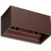 Ideal Lux ATOM APPLIQUE DA ESTERNO 25W 2250 lm 4000 K COFFEE IP54 DOPPIA EMISSIONE
