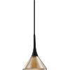 Ideal Lux COCKTAIL SOSPENSIONE IN METALLO COLOR AMBRA 1 LUCE 3000K 7W 670 lm