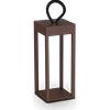 Ideal Lux ENYA LANTERNA PORTATILE LED 3000K 5W 300 Lm A BATTERIA CON DIMMER COFFEE