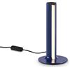 Ideal Lux DORICA LAMPADA DA TAVOLO LED 3000K 8W 1100 lm DIMMERABILE BLU CANNETTATO