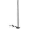 Ideal Lux DORICA LAMPADA DA TERRA CON DIMMER LED 3000K 50W 7100 lm H.190CM NERA CANNETTATA