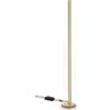 Ideal Lux DORICA LAMPADA DA TERRA CON DIMMER LED 3000K 50W 7100 lm H.190CM OTTONE LISCIO