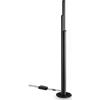Ideal Lux DORICA LAMPADA DA TERRA CON DIMMER LED 3000K 66W 7950 lm H.190CM NERA CANNETTATA