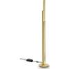 Ideal Lux DORICA LAMPADA DA TERRA CON DIMMER LED 3000K 66W 7950 lm H.190CM OTTONE LISCIA
