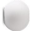 Ideal Lux COTTON APPLIQUE A PARETE IN VETRO BIANCO 1 LUCE ATTACCO G9 LAMPADINA INCLUSA D.15CM