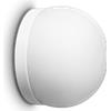 Ideal Lux COTTON APPLIQUE A PARETE IN VETRO BIANCO 1 LUCE ATTACCO GX53 LAMPADINA INCLUSA D.10CM