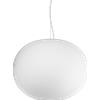 Ideal Lux COTTON LAMPADARIO SOSPESO IN VETRO BIANCO 1 LUCE ATTCCO E27 D.40CM