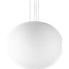 Ideal Lux COTTON LAMPADARIO SOSPESO IN VETRO BIANCO 1 LUCE ATTCCO E27 D.50CM