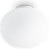 Ideal Lux COTTON PLAFONIERA IN VETRO BIANCO 1 LUCE ATTACCO E27 D.30CM