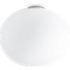 Ideal Lux COTTON PLAFONIERA IN VETRO BIANCO 1 LUCE ATTACCO E27 D.40CM