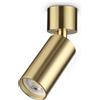 Ideal Lux DYNAMITE FARETTO OTTONE ORIENTABILE 1 LUCE ATTACCO GU10 4CM LAMPADINA INCLUSA