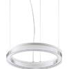 Ideal Lux CROWN LAMPADARIO SOSPESO A LED EFFETTO CRISTALLO 3000K 21W 2050 lm BIANCO D.40CM