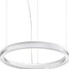 Ideal Lux CROWN LAMPADARIO SOSPESO A LED EFFETTO CRISTALLO 3000K 31W 3450LM BIANCO D.60CM
