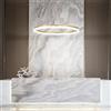 Ideal Lux CROWN LAMPADARIO SOSPESO A LED EFFETTO CRISTALLO 3000K 31W 3450LM OTTONE D.60CM