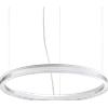 Ideal Lux CROWN LAMPADARIO SOSPESO A LED EFFETTO CRISTALLO 3000K 43W 5200LM BIANCO D.80CM