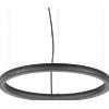 Ideal Lux CROWN LAMPADARIO SOSPESO A LED EFFETTO CRISTALLO 3000K 43W 5200LM NERO D.80CM